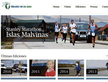 Tablet Screenshot of maratondelasislas.com